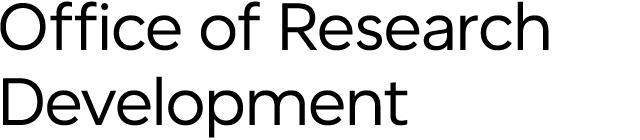 Office of Research Development Mobile Wordmark